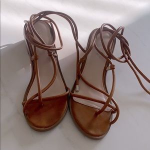 Wrap Around Brown Sandals